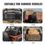 Tailgate Net, 60 in x 18 in, Heavy Duty Cargo Net for Truck Bed with 4 Adjustable Telescopic Straps, Extendable & Durable, Flexi