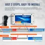 Electronic Water Descaler System, Whole House Salt Free Descaler, Hard Water Conditioner to Reduces Scale Build-Up, for All Kind