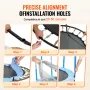 60" Kids Trampoline, 5FT Indoor Outdoor Trampoline, Mini Toddler Recreational Trampolinewith Safety Enclosure Net and Basketball