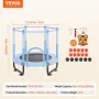 60 "Trampolin til børn Mini Toddler Trampoline med netto
