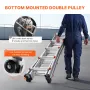 Telescoping Ladder A Frame, 17 FT Compact Aluminum Extension Ladder, Multi-Function Portable Collapsible RV Ladder, Telescopic L
