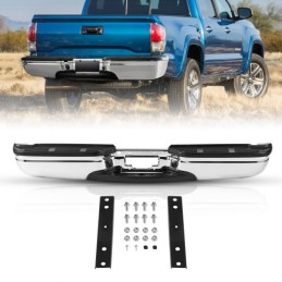 Rear Step Bumper Steel Bumper for 1999-2007-Ford F250/Ford F350 Super Duty