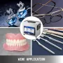 Ultrasonic Cleaner 3.2L Jewelry Cleaning Ultrasonic Machine Digital Ultrasonic Parts Cleaner Heater Timer Jewelry Cleaning Kit I