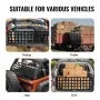 Tailgate Net, 54 in x 18 in, Heavy Duty Cargo Net for Truck Bed with 4 Adjustable Telescopic Straps, Extendable & Durable, Flexi