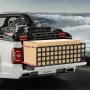 Tailgate Net, 54 in x 18 in, Heavy Duty Cargo Net for Truck Bed with 4 Adjustable Telescopic Straps, Extendable & Durable, Flexi