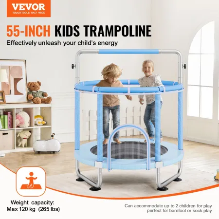 55 "Trampolin til børn Mini Toddler Trampoline med netto