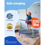 36" Kids Trampoline, 3FT Indoor Outdoor Trampoline, Foldable Mini Trampoline with Handle, Rebounder Trampoline for Toddlers, Bir