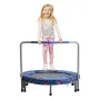 36" Kids Trampoline, 3FT Indoor Outdoor Trampoline, Foldable Mini Trampoline with Handle, Rebounder Trampoline for Toddlers, Bir