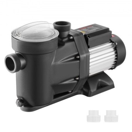 Swimming Pool Pump, 1.5 HP 1100 W Above Ground Pool Pump, Max Flow 27800 L/H Dual Speed â€‹â€‹Pump, 220V-240V, 1450/2860RPM Pump