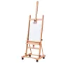 Studio H-Frame Easel har lærredskunst op til 48 "Beechwood