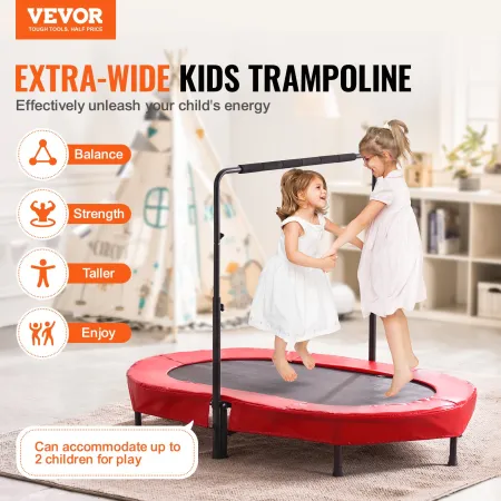 56 "Trampolin til børn sammenfoldelig mini -småbarn trampolin