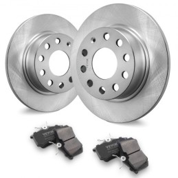 Rear Brake Kit Brake Rotors Brake Pads Replacement Kit for Audi A3(8P)