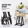 Studio H-Frame Easel har lærredskunst op til 77 "Beechwood