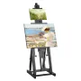 Studio H-Frame Easel har lærredskunst op til 77 "Beechwood