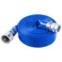 Backwash Hose, 51 mm(2 in) x 30.5 m(100 ft), Blue High Quality PVC Hose, with Clamps, Camlock, Aluminum Fittings, Fit Various Pu