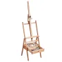 Studio H-Frame Easel har lærredskunst op til 36 "Beechwood