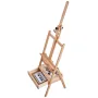 Studio H-Frame Easel har lærredskunst op til 36 "Beechwood