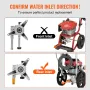 Pressure Washer Pump, 22mm(7/8") Shaft Vertical, 227 bar(3300 PSI), 11 L/min(3.0GPM), Replacement Power Washer Pumps Kit with 5 