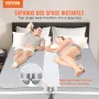 Bed Bridge King Bed Connector Kit Metal Buckle & Storage Bag 75
