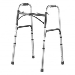 Foldende Walker Aluminium Mobility Walker Aid med justerbar højde 350 kg