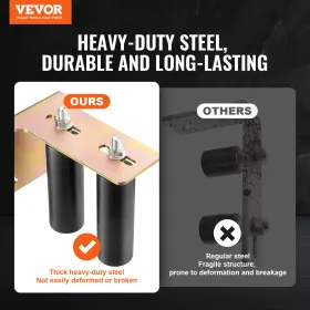 Slidende portkit 6â €  Rullende hardware med L-embelig