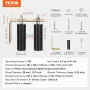 Slidende portkit 6â €  Rullende hardware med L-embelig