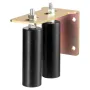 Sliding Gate Kit, 6” Rolling Gate Hardware Kit with L-Bracket, Universal Adjustable Sliding Gate Rollers, Heavy Duty Sliding Gat