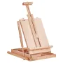 Fransk Easelhold Hold lærred til 34 "Beechwood sammenfoldelig