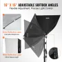 Softbox Lighting Kit 16 i x 16 i 3000-6500k justerbar til