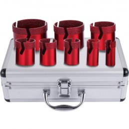 Diamond Drill Bit 20-68mm hul så kerneborede skæreværktøjer indstillet til fliser/keramisk/marmor/porcelænskæring