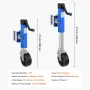 Trailer Jack with Wheel, 1600 lbs Heavy Duty Swivel Boat Trailer Jack PP Single Wheel, 10" Lift, Bolt-on Trailer Tongue Jack wit