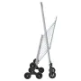 Grocery Shopping Cart, 45L Stair Climbing Shopping Cart with 360° Rolling Swivel Wheels, Stair Climber Utility Cart with Tri-Whe