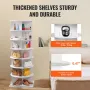 7 Tiers Rotating Shoe Rack Tower, 360°Spinning Shoe Display, Revolving Shoe Rack Storage Round Carousel, Lazy Susan Shoe Rack Or