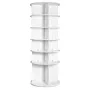 6 Tiers Rotating Shoe Rack Tower, 360°Spinning Shoe Display, Revolving Shoe Rack Storage Round Carousel, Lazy Susan Shoe Rack Or