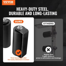 Sliding Gate Kit 6â€ Rolling Hardware C-type Bracket for Connect Tracks