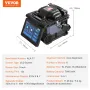 Fiber Fusion Splicer 6-Motor, Core Alignment Fiber Optic Splicer 6s Splicing & 13s Heating, Fiber Splicer Machine with 5" LCD Sc