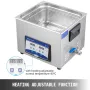 Ultrasonic Cleaner 15L Jewelry Cleaning Ultrasonic Machine Digital Ultrasonic Parts Cleaner Heater Timer Jewelry Cleaning Kit In