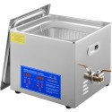 15L Ultrasonic Cleaner Machine Rustfrit stål Ultrasonic Cleaning Machine Digital Heater Timer smykker rengøring til kommerciel