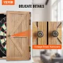 Dartboard Cabinet, Solid Wood Dartboard Cabinet Set, Official Size Hideaway Cabinet with Socreboard and Accessories, Features Ea