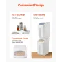 Rice Storage Container, 4.5Gallon/20L x2 Capacity Large Dog Food Dispenser Bin, Kitchen Ingredient Grain Cereal Flour Bin, Pet f