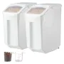 4,5 gal/20lx2 stor ingrediensopbevaringsbeholder airtight