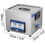 Ultrasonic Cleaner 15L smykker rengøring af ultralydsmaskine