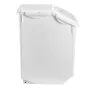 Rice Storage Container, 4.5Gallon/20L x2 Capacity Large Dog Food Dispenser Bin, Kitchen Ingredient Grain Cereal Flour Bin, Pet f