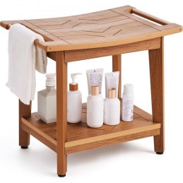 Poly Lumber Shower Bench 21 x 14 x 18.5 in Shower Stool Chair for Bathroom