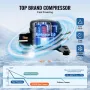Commercial Blast Freezer, 114 L / 4 Cu.ft Blast Chiller with 5 Trays, Blast Chiller Freezer Chest with 4 Freezing Modes, Stainle