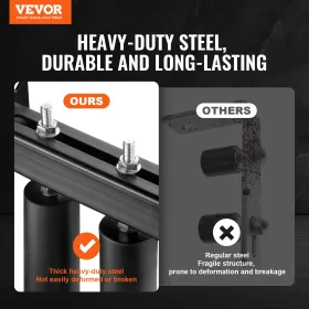 Sliding Gate Kit 6â€ Rolling Hardware with T-Bracket Adjustable for Door