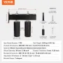 Slidende portkit 6â €  Rullende hardware med T-bracket