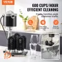 Elektrisk glasskive 5-Brush Bar Glass Cleaner 600 kopper/h til
