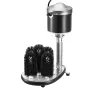 Electric Commercial Glass Washer, 5-Brush Bar Glass Cleaner, 600 Cups/Hour Wine Glass Cleaning Machine, Bar Glass Washer for Cha