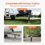Trailer Jack Weld-On Pipe Mount Swivel Trailer Jack 2000 lbs 10